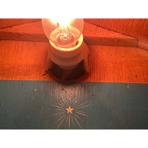 Vintage ITALY Lighted Music Box Nativity Set Silent Night Gorgeous - Picture 14 of 16